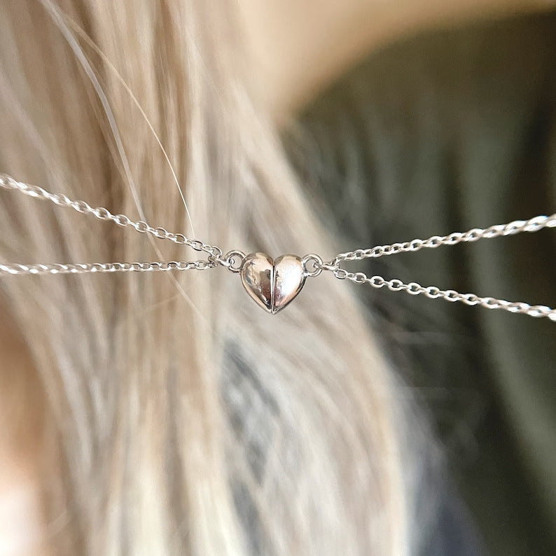 Magnetic Heart Necklace Pair Set(2 Piece)